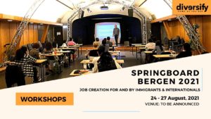 Springboard Bergen 2021 poster