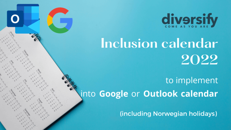 Inclusion calendar product cover